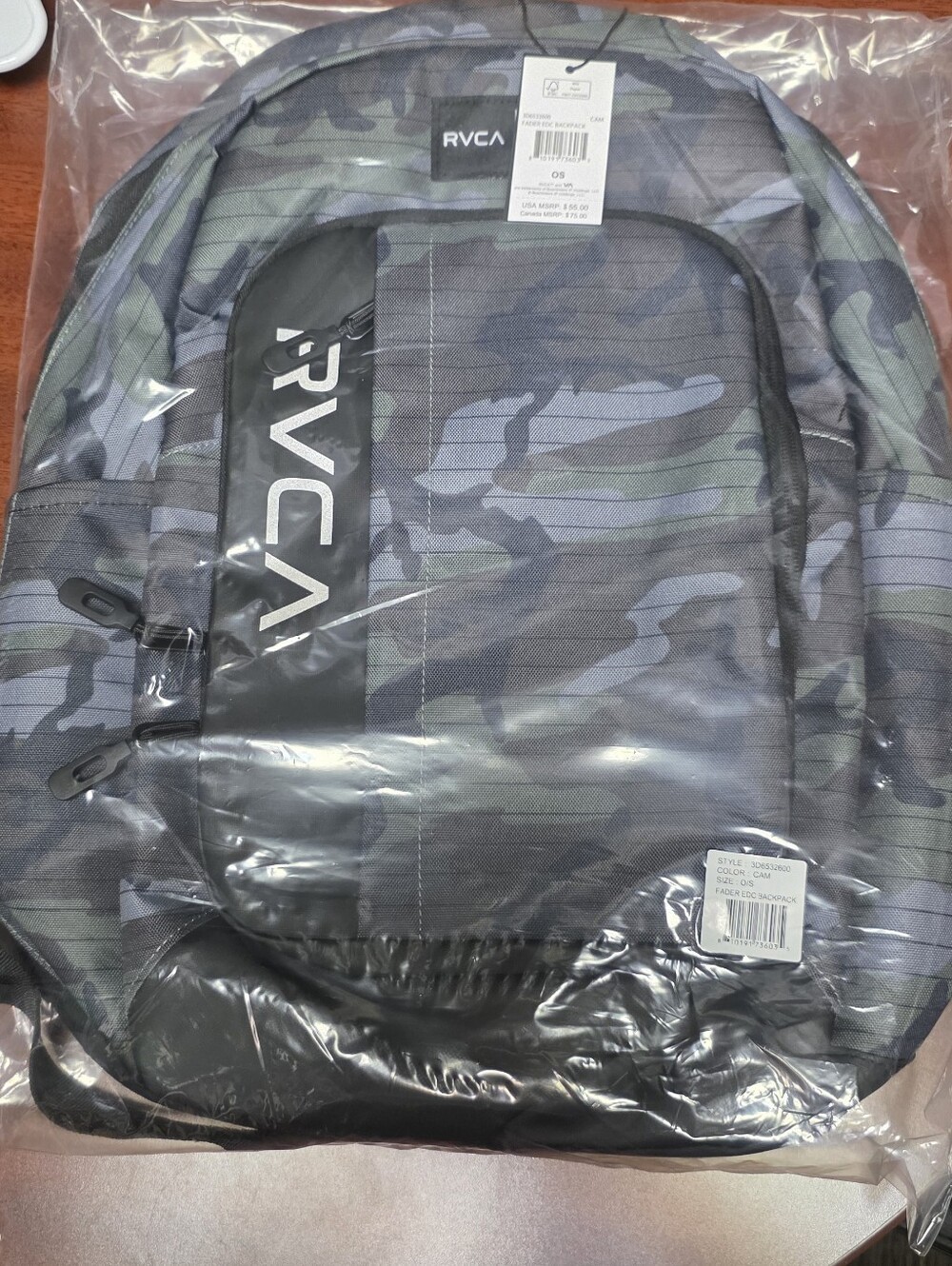 RVCA Fader EDC Camo Backpack (Rare)